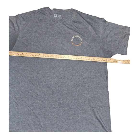 Loon Outdoors T-Shirt Men's 2XL Short Sleeve Dark Gray Graphic Print - Picture 3 of 7